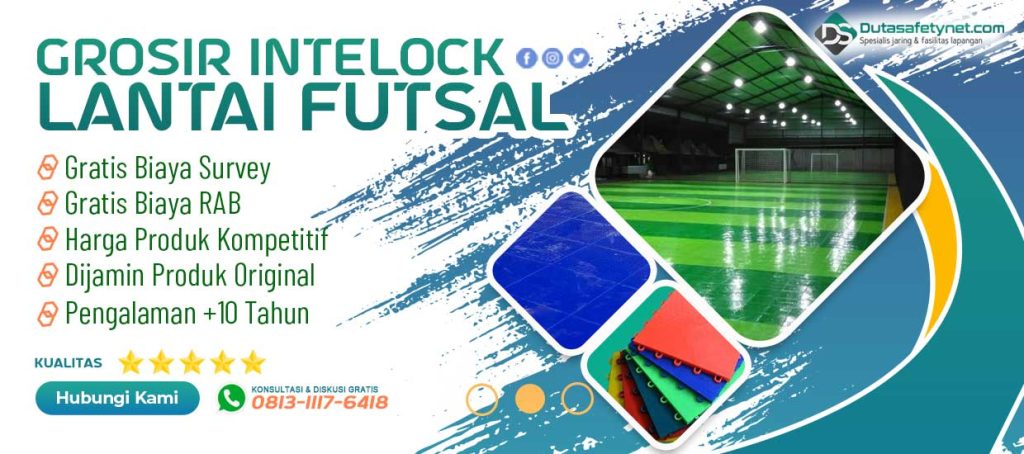 baner interlock lapangan futsal